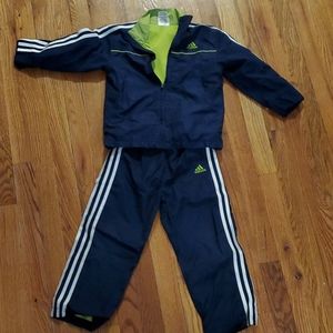 Adidas sweat jacket and pants